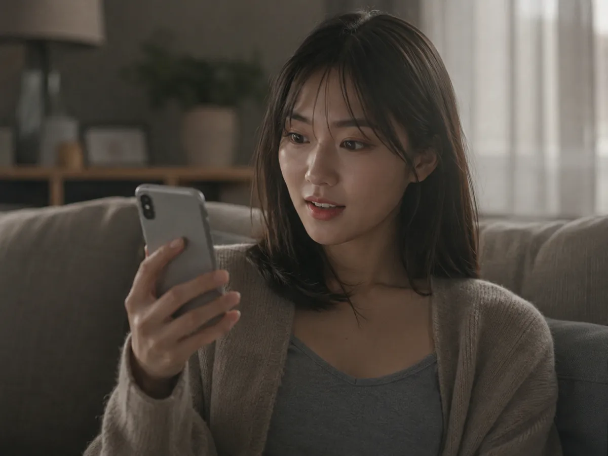방송 시작 알림을 받고 확인하는 고객